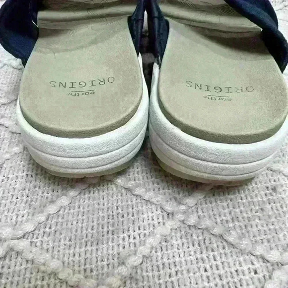 Earth Origins Giana Slip On Comfort Walking Sandals in Navy Blue, Women’s Sz 7.5 - Picture 8 of 11